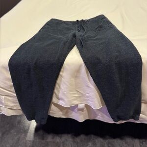 Roots black salt and pepper track sweat pants M